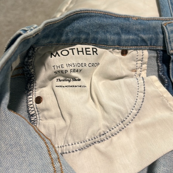 Mother Jeans, Insider Crop Step Fray, Thrilling Shots wash - Picture 13 of 16